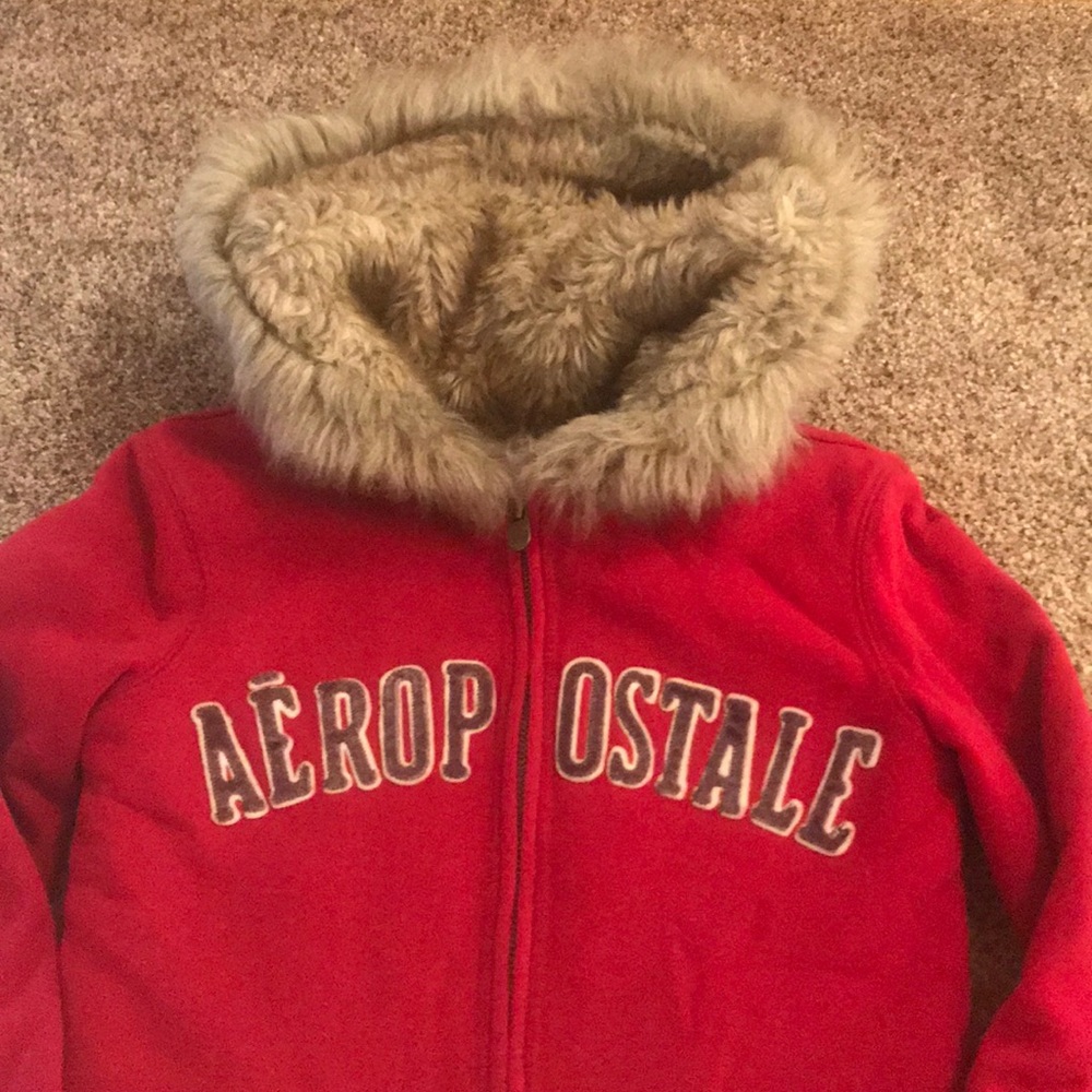 Aeropostale lined hoodie sweatshirt